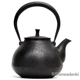 【予約販売】紅蓮堂 葛巻元氏作 日本民藝館展入選作 南部鉄器 茄子形鉄瓶 うらら0.7L ハンドメイド 伝統的工芸品の画像