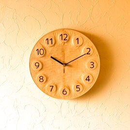 【受注製作品】wall clock メープルの画像