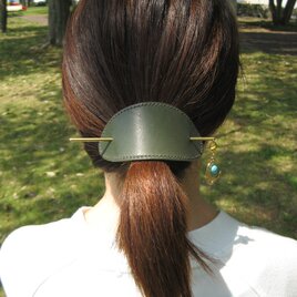 刻印無料 3way 栃木レザーかんざし・マジェステ