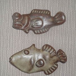 魚の箸置き　ムツゴロウ・カワハギの画像
