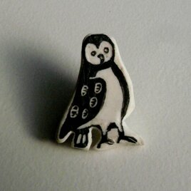 フクロウピンバッチ