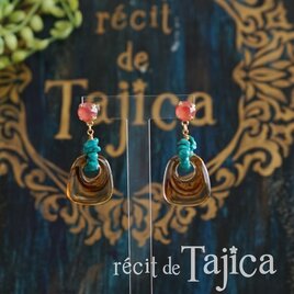 エスニックカラーピアス