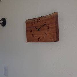 木製時計 sora 壁掛け さくらの画像