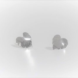 Monstera Silver Earringsの画像