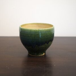 緑釉(織部釉）小服茶碗　23の画像