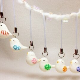 ことりさんストラップ-6color-