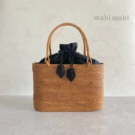 シンプルモチーフで大人の抜け感かごバッグ♪ アタバッグ シンプルモチーフで大人の抜け感かごバッグ♪ バリ島 アタバッグ
