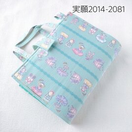 辞書バック レースバレリーナ柄ミントグリーン