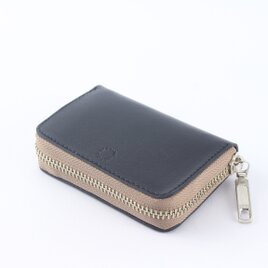 ミニラウンドジップ《 -vento- ヴェント》【送料無料】上質な日本産牛革使用