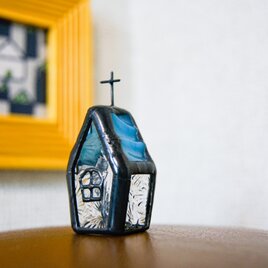 『小さな教会』［ステンドグラス］オブジェの画像