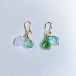 ガラスピアス　マスクチャーム