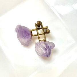 カフスボタン・アメシスト Cufflinks• Amethystの画像