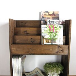 B6476*アンティーク風*ブックラック絵本棚