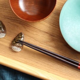 丹波焼 箸置き 筍 2個の画像