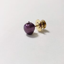 「よく見たらりんご」タックピン　royal purple