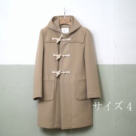 ハマグリコート0.7 ベージュ 尾州 ダッフルコート　サイズ4
