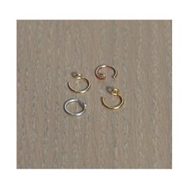 14kgf 偽鼻用リングFake Nose Ring Hoop One Hoop Ringの画像