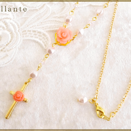 harmonia necklace(coral)の画像