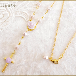 harmonia necklace(lavender)の画像