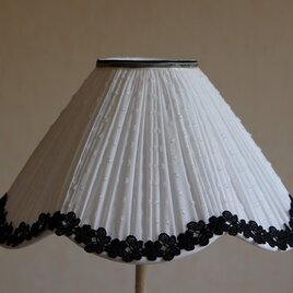 コットンのテーブルランプ用ランプシェード  /  イエナ  /  ホワイト