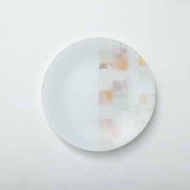 パッチワークのお皿(直径150ミリ)