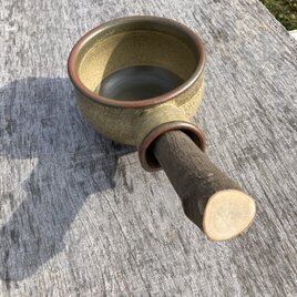 天然木の片手土鍋・樫の画像