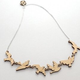 パラパラネックレス　バード