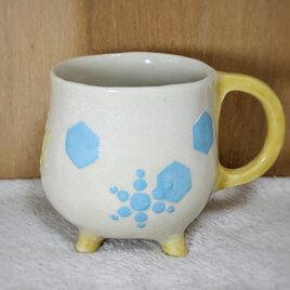 足付きマグカップ(雪の結晶)の画像