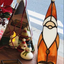 ホワイトクリスマスツリー ステンドグラス | iichi 日々の暮らしを