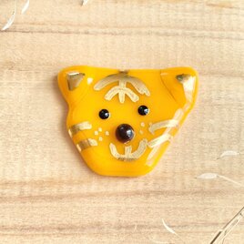 ガラス 寅 ブローチ ／ ヘアゴム 虎 トラ 干支 寅 とら