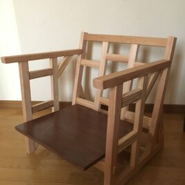 Surface 04 Living low chair    木製リビングチェア　あぐら座椅子の画像
