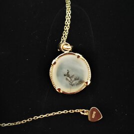 K10　 デンドリティックアゲートのネックレス