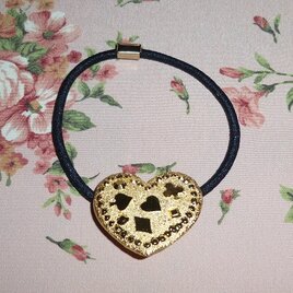 ハートの髪留め