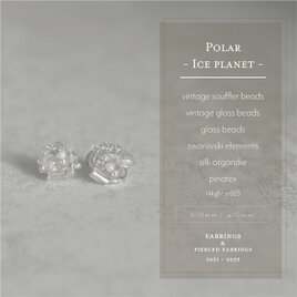 【耳飾り】Polar - Ice planet -の画像