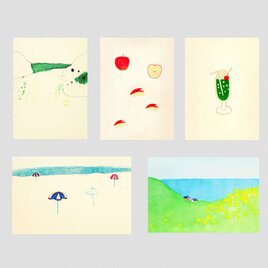 15種のポストカードから”5枚”選べるポストカードセットの画像