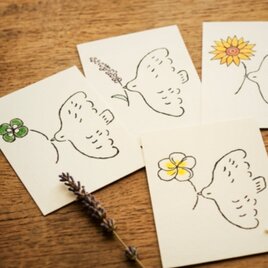 【選べるポストカード5枚セット】 ※送料無料 ・メッセージカード・絵葉書・イラスト【特集掲載作品】　