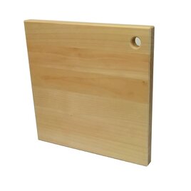 正方形 木製まな板 いちょう材無垢加工 使いやすいスクエアタイプ（正方形Ｓサイズ）※削り直しサービスあり※の画像