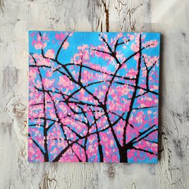 原画「桜」S8・油彩の画像