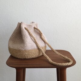 クヴァレ＊2way＊麻ひもバッグ《エクリュ》