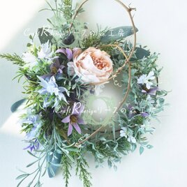 お正月飾り もち花リース NYp-11 しめ飾り | iichi 日々の暮らしを