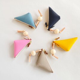 さんかくのコインケース [受注生産}の画像