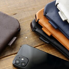 《LIONA》レザースリーブケース Mini　iPhone・スマホケース　《5colors》　