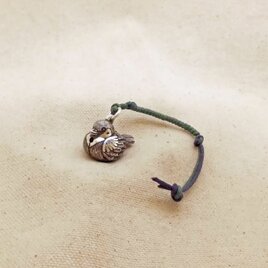 銀製の鈴『ふくら雀』(シルバー925) 縁起物・お守り・魔除け