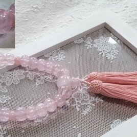 お値下げ:桜色～お数珠(とんぼ玉)～限定品の画像