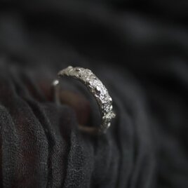 Shimmerロジウム[軽量3way] silver925イヤーカフ リング片耳用