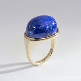 Lapis lazuli/K10YG Ring_H514022‐C