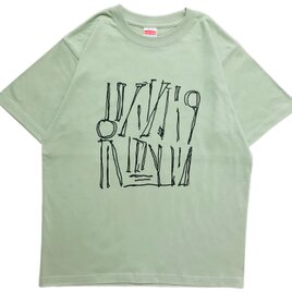 DRAWING・セージグリーン・Tシャツ【2TN-023-SG-B】の画像