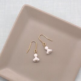 てるてる坊主ピアス／イヤリングの画像