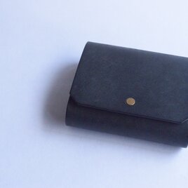 [受注生産品] No.010V [Half Wallet] 黒(BLACK)の画像