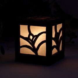 ☆和の風情を活かしたミニ行燈ランプ☆（WA-A)の画像